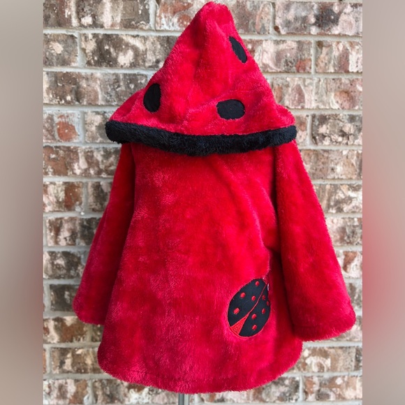 Ladybug hooded Poncho - Picture 9 of 10